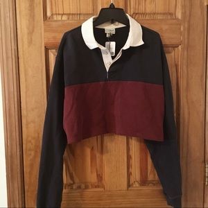 cropped vintage sweatshirt / tee